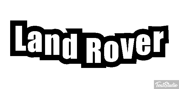 Land Rover Efekt tekstowy