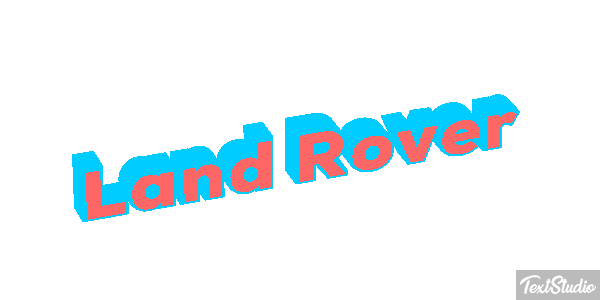Land Rover Efekt tekstowy