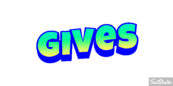 Gives Texteffekt