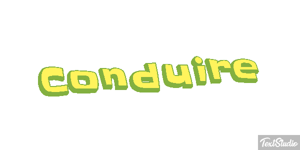 Conduire Effet de texte