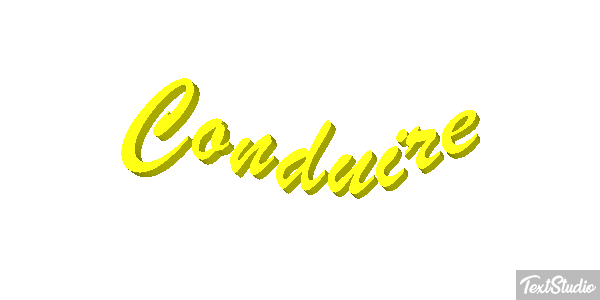 Conduire Effet de texte