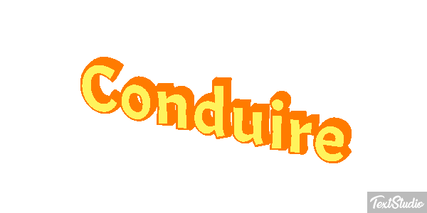 Conduire Effet de texte