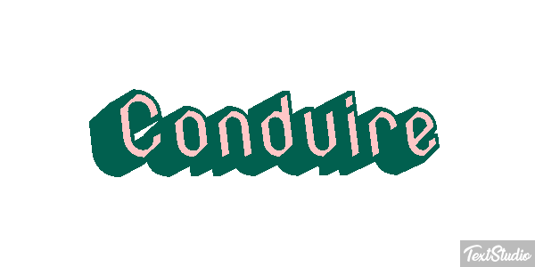 Conduire Effet de texte