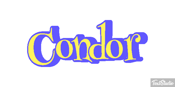Cóndor テキスト効果