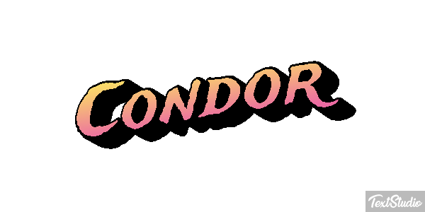 Cóndor テキスト効果