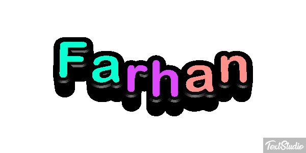 Farhan Efecto de texto