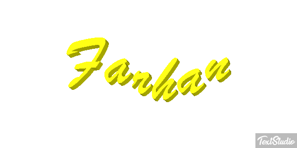 Farhan Efecto de texto