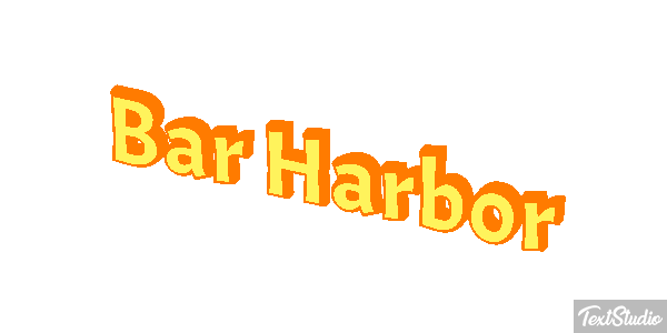 Bar Harbor Effet de texte