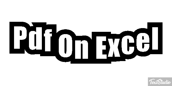 Pdf On Excel Effet de texte