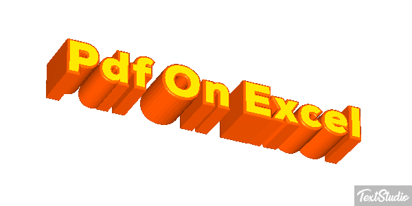 Pdf On Excel Effet de texte