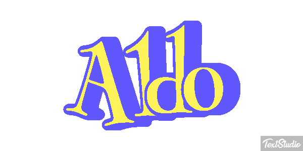 Aldo Text effect
