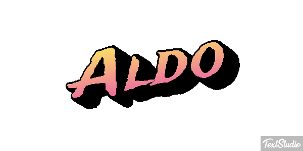 Aldo Text effect