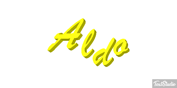 Aldo Text effect