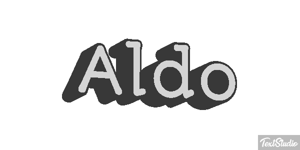 Aldo Text effect