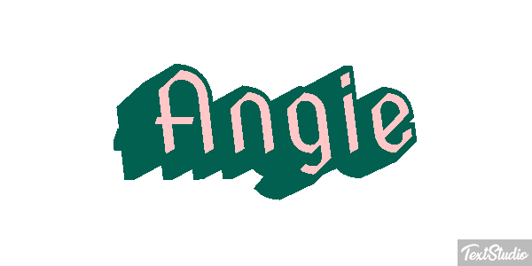 Angie Text effect