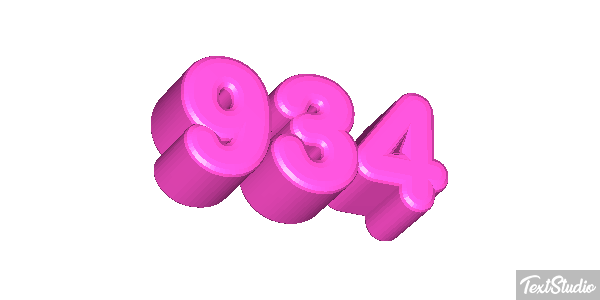 934 Texteffekt