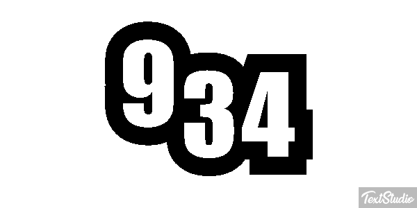934 Texteffekt