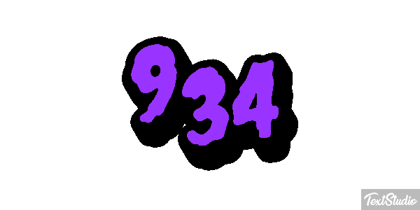 934 Texteffekt