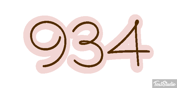 934 Texteffekt