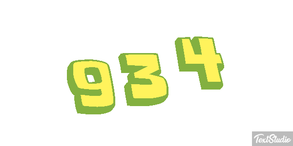 934 Texteffekt