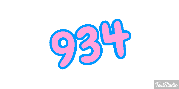 934 Texteffekt