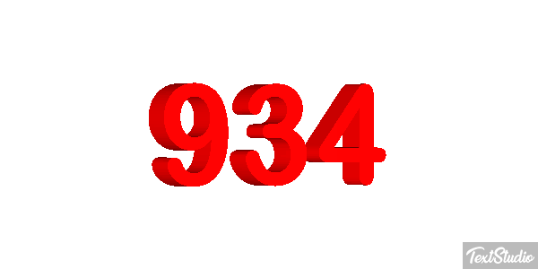 934 Texteffekt