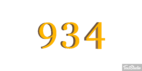934 Texteffekt