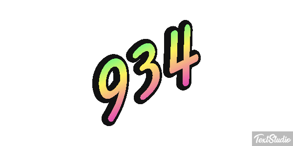 934 Texteffekt