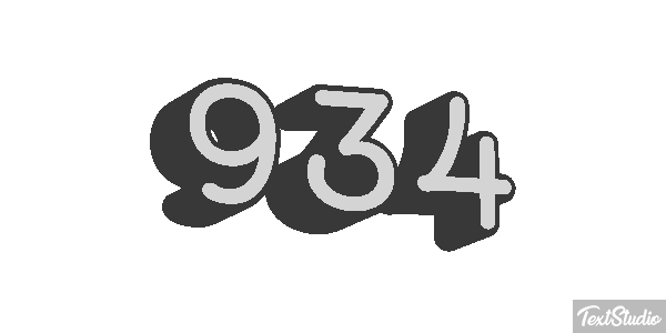 934 Texteffekt