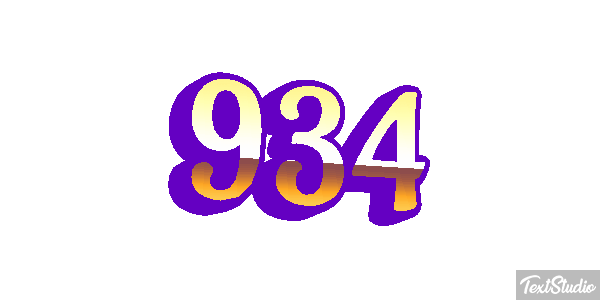 934 Texteffekt