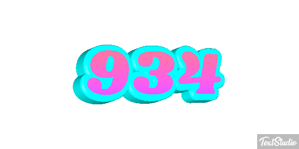 934 Texteffekt