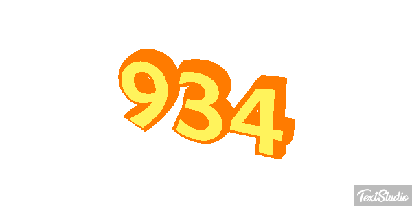 934 Texteffekt
