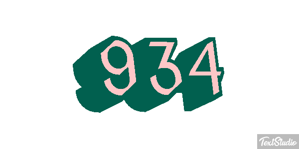 934 Texteffekt