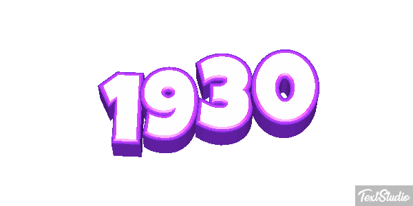 1930 Tekst effect