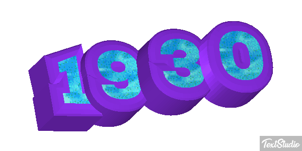 1930 Tekst effect