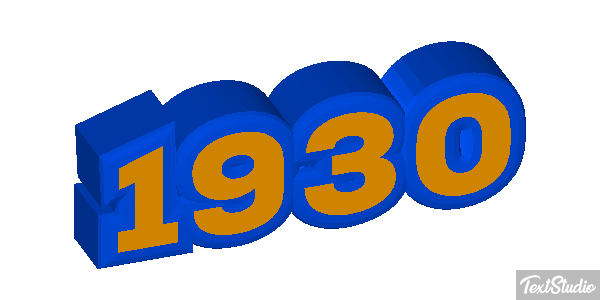 1930 Tekst effect