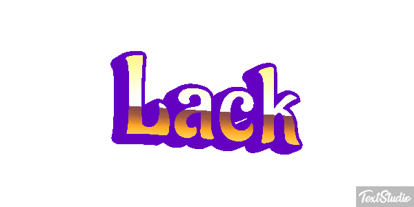 Lack テキスト効果