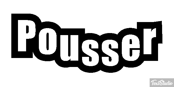 Pousser Effet de texte