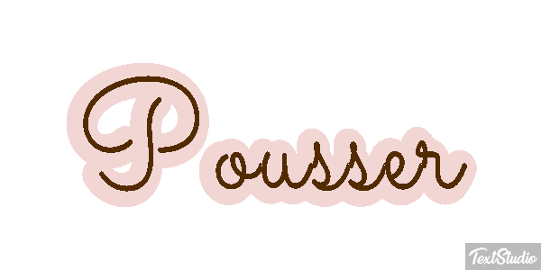 Pousser Effet de texte