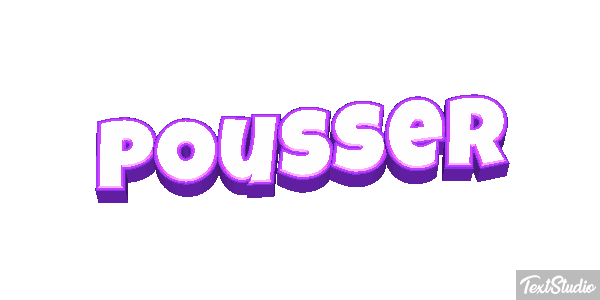 Pousser Effet de texte