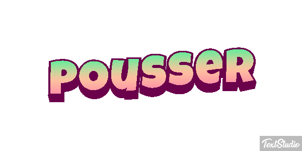 Pousser Effet de texte