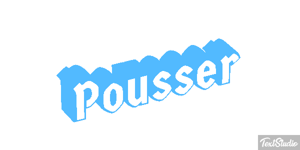 Pousser Effet de texte