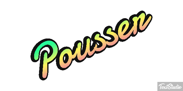 Pousser Effet de texte