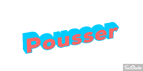 Pousser Effet de texte