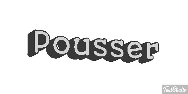 Pousser Effet de texte