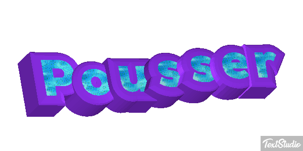 Pousser Effet de texte