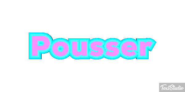 Pousser Effet de texte