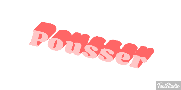 Pousser Effet de texte