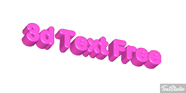 3d Text Free テキスト効果
