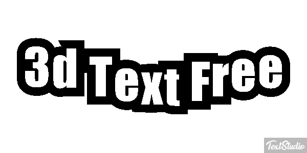 3d Text Free テキスト効果